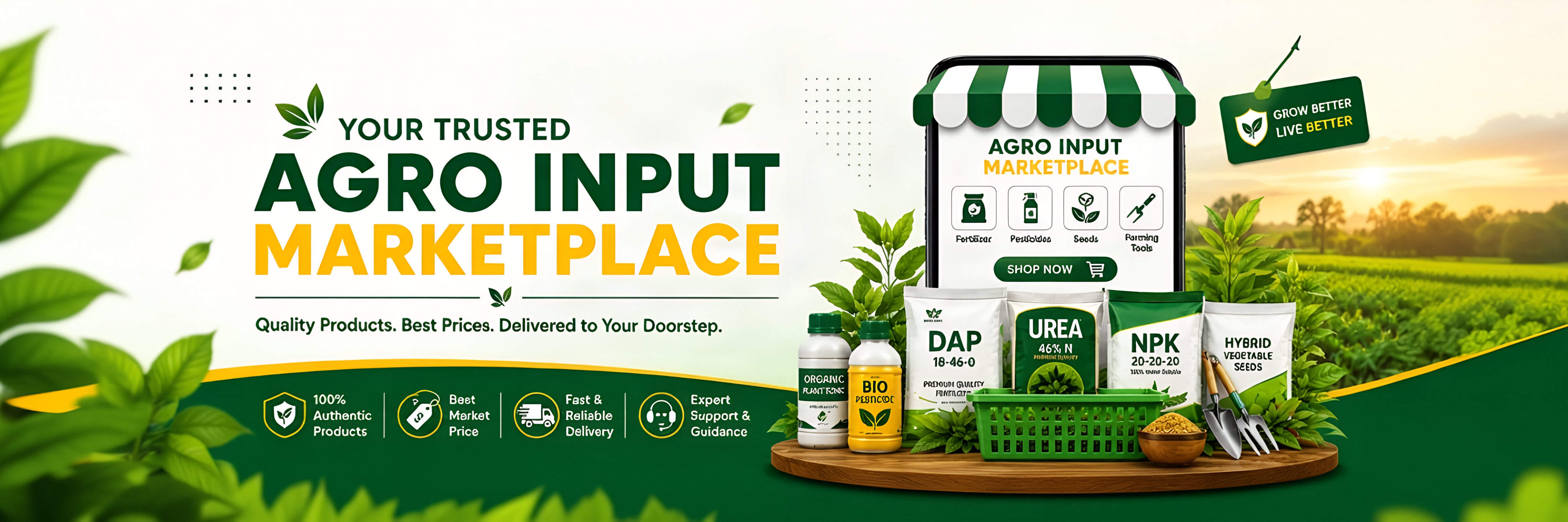 Your trusted agro input marketplace